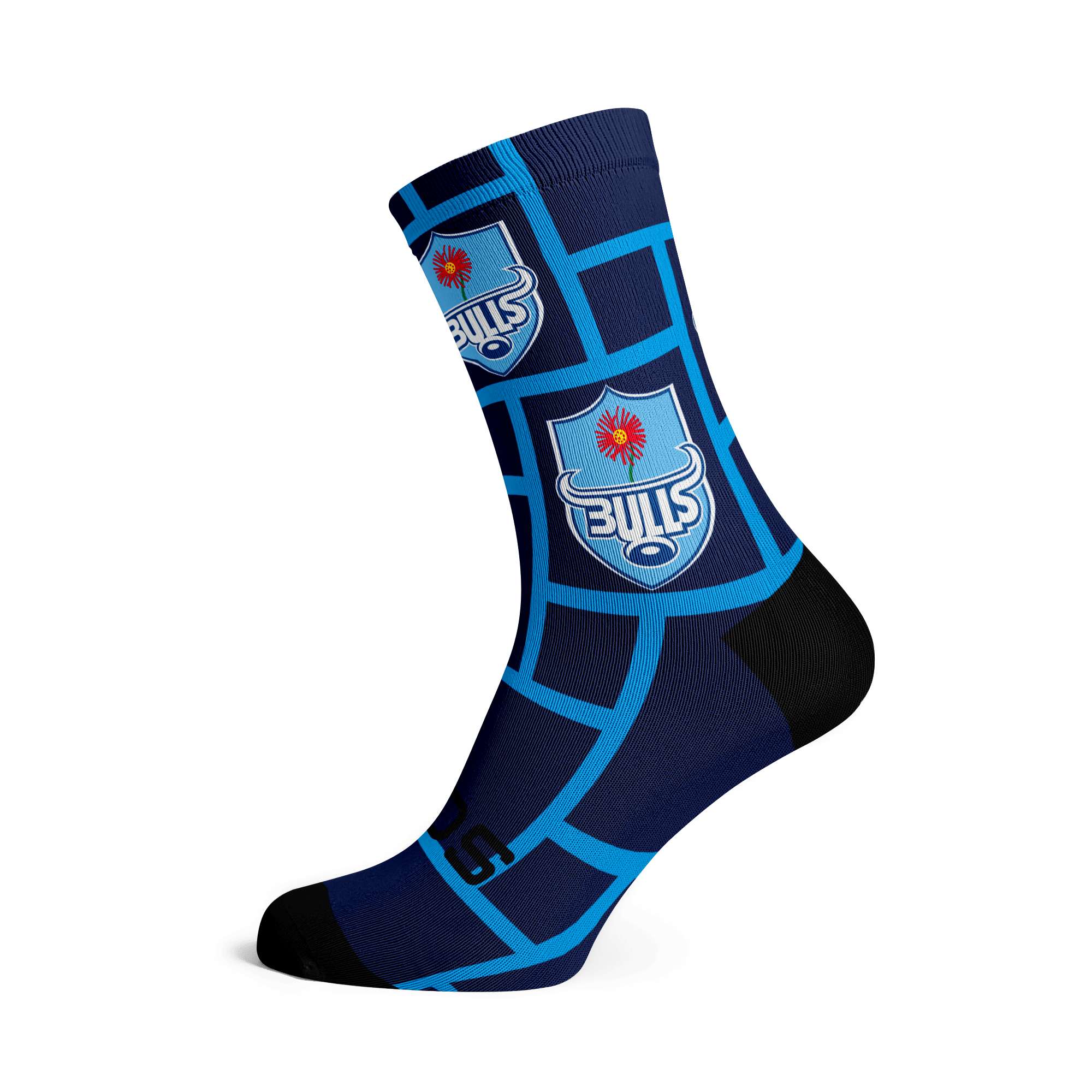 botthms Bulls Square Socks Crew Socks
